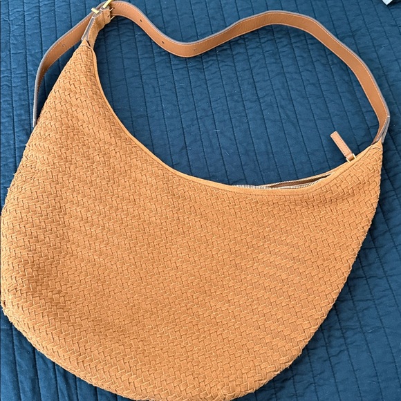 Madewell Woven Tan Hobo Bag - Picture 2 of 2